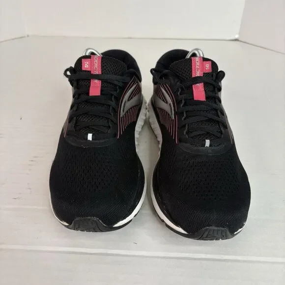 Brooks Addiction 14 Women's Running Walking Shoes Size 10.5 Black Pink B-Medium - Picture 3 of 9